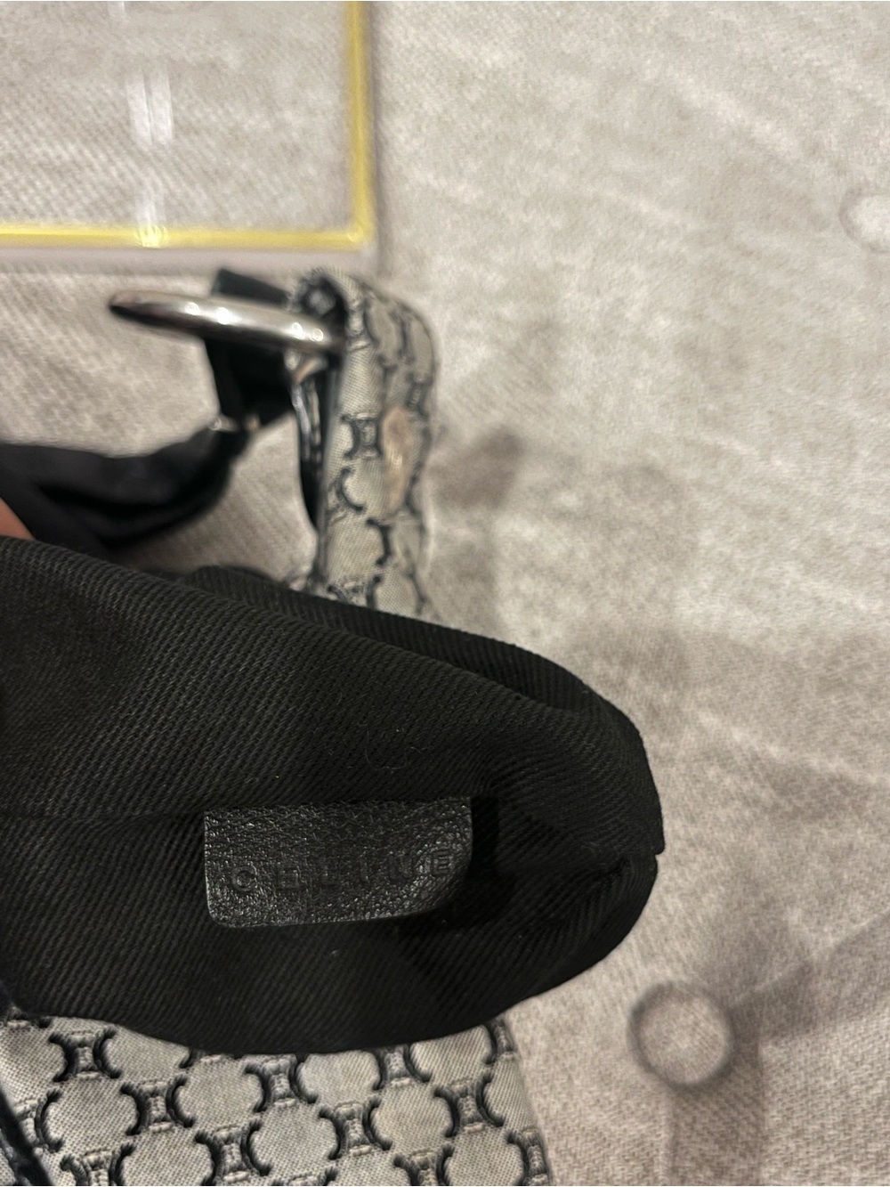 CELINE MACADAM SHOULDER BAG. - Picture 12 of 13